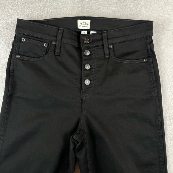 J Crew Vintage Straight Leg black denim jeans size 29 - Picture 4 of 11